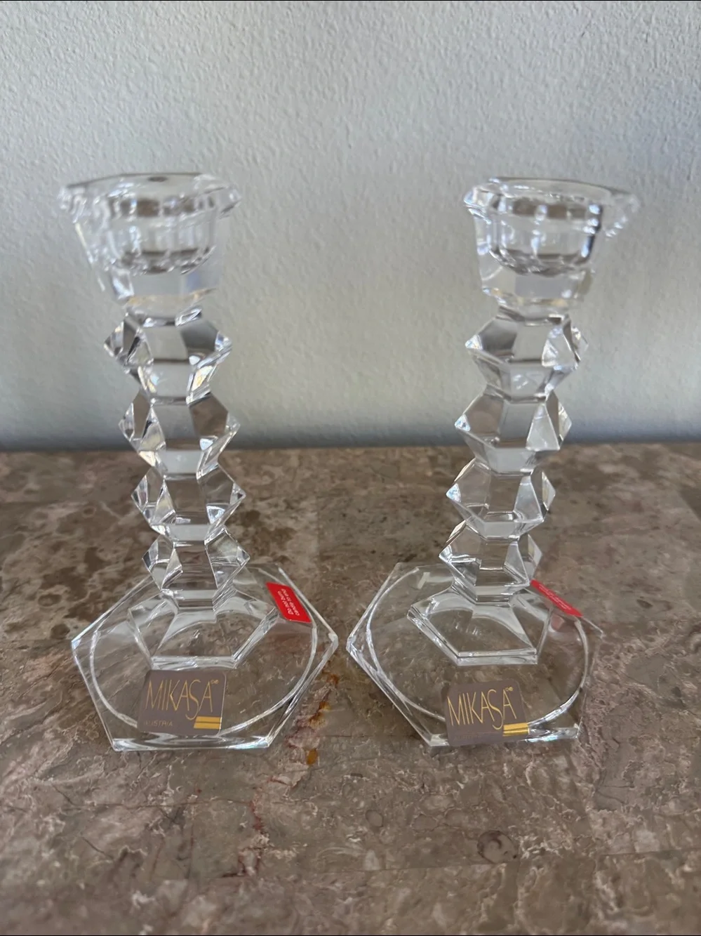 Mikasa pair crystal